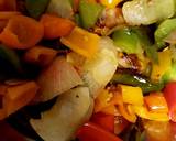 Restaurant style multi colored bell pepper curry recipe step 1 photo