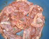 A picture of step 1 of Herby lamb chops.