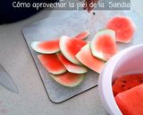 Foto del paso 1 de la receta Snack de Corteza de Sandía Encurtida