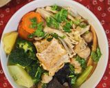 Hình bước làm 8 của món Nui chay