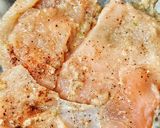 A picture of step 2 of Creamy Lemon butter Chicken pasta.