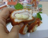 Foto langkah ke 6 dari resep Chicken Cordon Bleu 🍗 💙🏅.