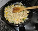 Foto del paso 4 de la receta Arroz 3 delicias ligero con pollo cocido
