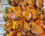 صورة لخطوة 3 من وصفة شيش طاووق 👌👌🍋🌶️🫑🧅🍢🍡🍗🍗🍗🍗🍗🍗🫑🧅🫑🧅🌶️🧄🧄