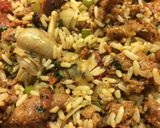 A picture of step 7 of Italian Dirty Rice.