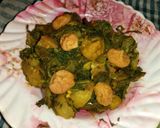 মূলো- পালং- বড়ি ঘন্ট (mulo palang bori ghonto recipe in Bengali) রেসিপি ধাপ - 6 ছবি