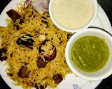 वेज बिरयानी विद सोया चॉप (Veg biryani with soya chap recipe in hindi) रेसिपी चरण 7 फोटो