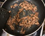 A picture of step 4 of Carrot rice and shredded beef sauce.