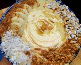 A picture of step 3 of Chick Pea-ña Colada Smoothie Bowl🐣🍍🥥.