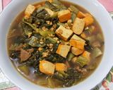Foto langkah ke 5 dari resep Sayur Asin cah Tahu Kuning.