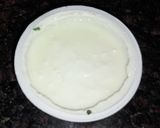 A picture of step 1 of Curd Rice.