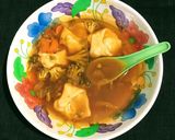 A picture of step 7 of Veg Wonton Soup.