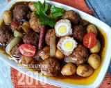 Foto langkah ke 2 dari resep Semur Bola Daging Telur Puyuh.