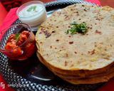मटर आलू पराठा (Matar Aloo Paratha Recipe In Marathi) रेसिपी स्टेप 5 फोटो 