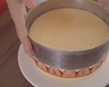 A picture of step 20 of Christmas ☆ Strawberry and White Chocolate Mousse Cake.