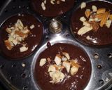 A picture of step 4 of Chocolate idli cake.