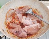 Foto langkah ke 8 dari resep Ayam Tempe Bumbu Merah.