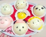 Foto langkah ke 5 dari resep Bakpao Karakter - resep Ny.Liem - Rekomen 👌😋.