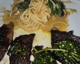 Foto del paso 5 de la receta: Fideos Somen con salsa de curry verde e hígado a la plancha