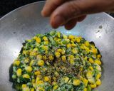 A picture of step 4 of Spinach Corn grilled Sandwich with Arrowroot flour and White Butter.