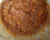 A picture of step 3 of Jhunka sabzi with Bajre ki Roti.