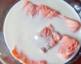 Hình bước làm 1 của món Ruốc cá hồi