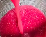 A picture of step 2 of Rose Pomegranate juice.