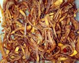 Hình bước làm 8 của món Khô Bò Xé Cay (Món Chay)