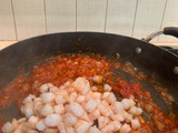 Prawn Fettuccine with Tomato Sauce