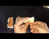 A picture of step 3 of Chicken swiss roll.
