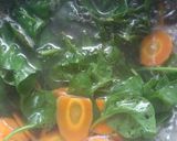 Foto langkah ke 3 dari resep Bening Wortel Bayam Brazil.