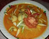 Foto langkah ke 5 dari resep Cumi-cumi bumbu kare isi telur.