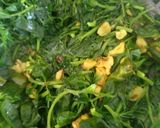 पिठ पेरून मेथीची भाजी (pith perun methichi bhaji recipe in marathi) रेसिपी स्टेप 4 फोटो 