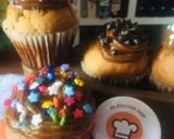 Foto del paso 6 de la receta: 🧁CUPCAKES 🧁 DE 🥕ZANAHORIA🥕(con 🌰nueces🌰 y 🍊naranja🍊)