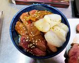 蒜香牛排海味丼飯的食譜步驟11照片