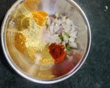 A picture of step 1 of Soya Tikki Chaat.