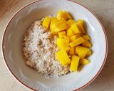 Mangós-kókuszos zabkása recept fázis 5 fotója