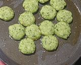A picture of step 3 of Cheese Broccoli Aloo coins.