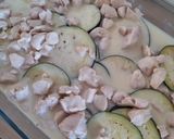 Une image de l'étape 3 de Gratin aubergine au poulet.