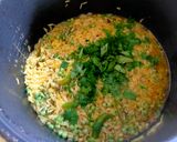A picture of step 4 of Green Pigeon Pulao.