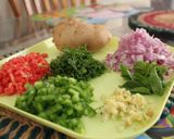 A picture of step 1 of Veggie Tikki.