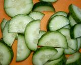 Hình bước làm 2 của món Salad Đào - Peach Salad