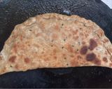 A picture of step 8 of D shaped Aloo Paratha /Aloo Paratha.