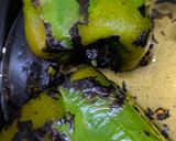 A picture of step 3 of Burnt capsicum chutney.