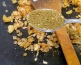 A picture of step 2 of Peri bites with twist and mustard dynamite sauce.
