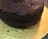 A picture of step 3 of Chocolate brownie cake with tea ☕️.
