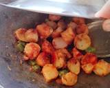 Crispy Arbi masala recipe step 6 photo
