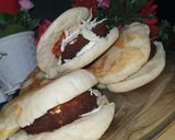 A picture of step 12 of Mini packet shawarma kabab.