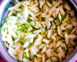 A picture of step 2 of Raw mango pickle.
