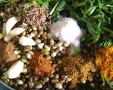 A picture of step 1 of Moong dal cheela.